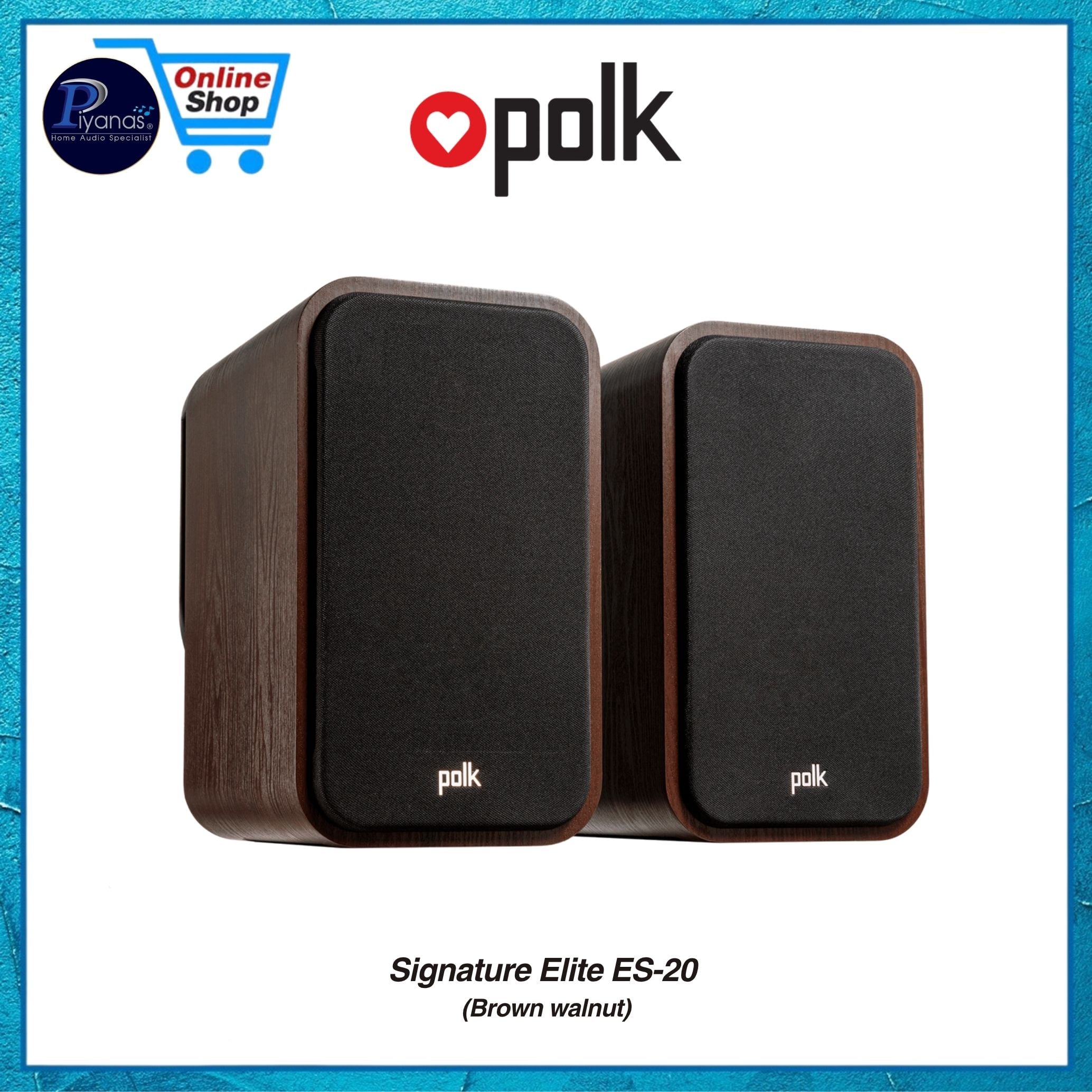 ลำโพงบุ๊คเชลฟ์ POLK AUDIO SIGNATURE ELITE ES-20 สี BROWN WALNUT_2